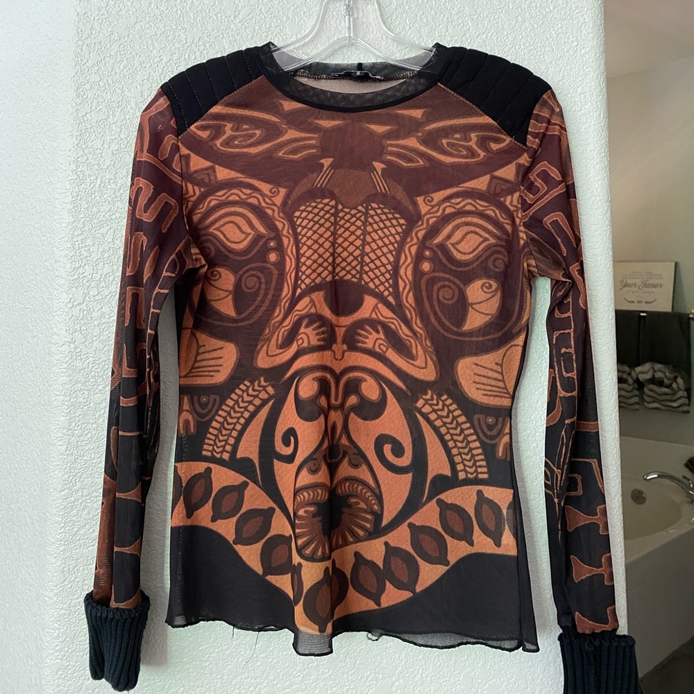 Black & brown sweater